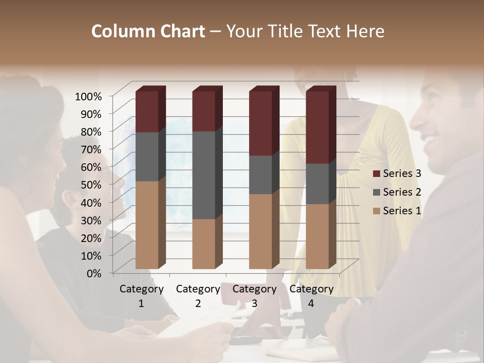 Casual Interracial Corporate PowerPoint Template