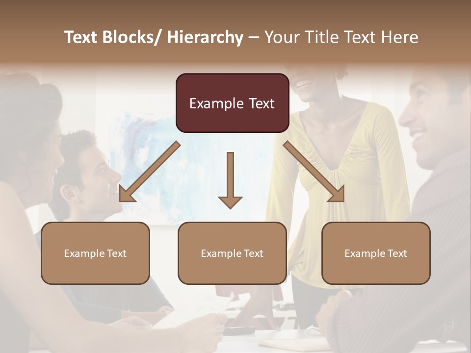 Casual Interracial Corporate PowerPoint Template