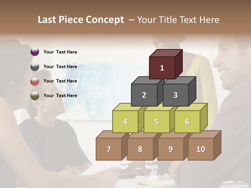 Casual Interracial Corporate PowerPoint Template