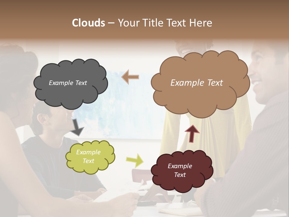 Casual Interracial Corporate PowerPoint Template