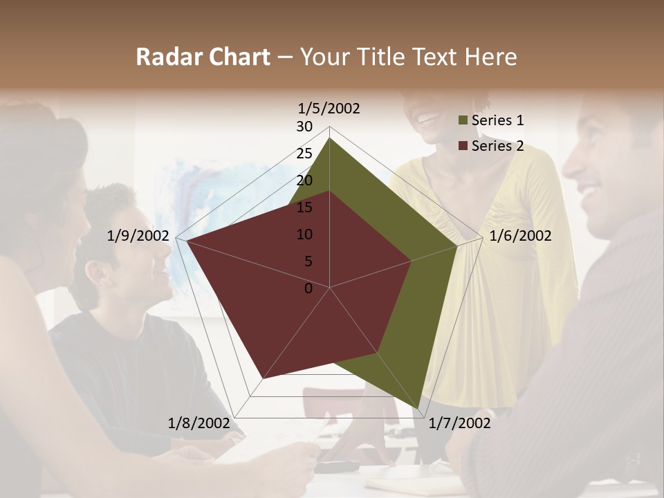 Casual Interracial Corporate PowerPoint Template
