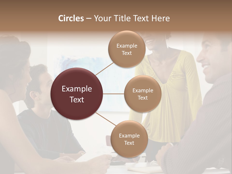 Casual Interracial Corporate PowerPoint Template