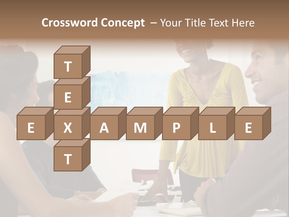 Casual Interracial Corporate PowerPoint Template