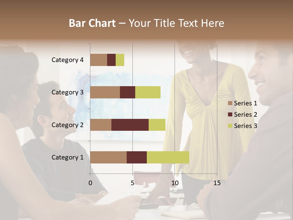 Casual Interracial Corporate PowerPoint Template