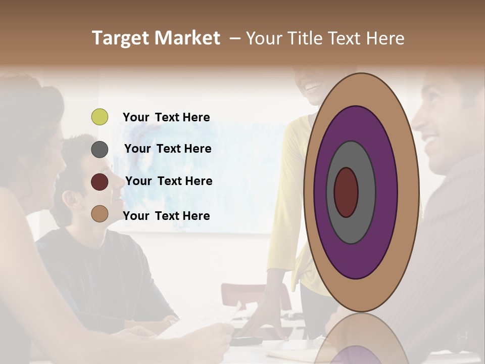 Casual Interracial Corporate PowerPoint Template