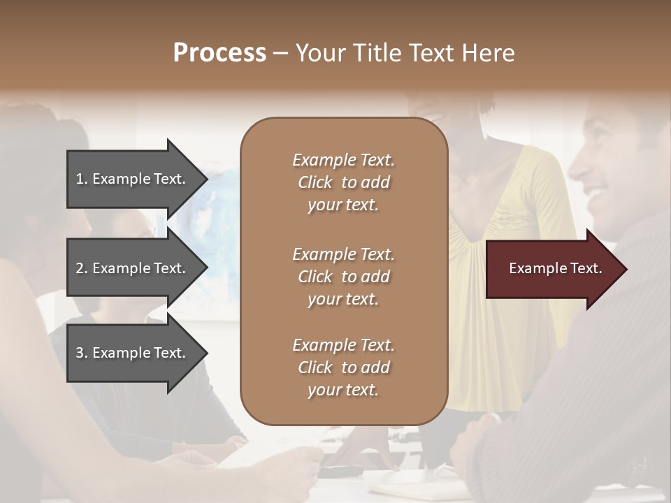 Casual Interracial Corporate PowerPoint Template