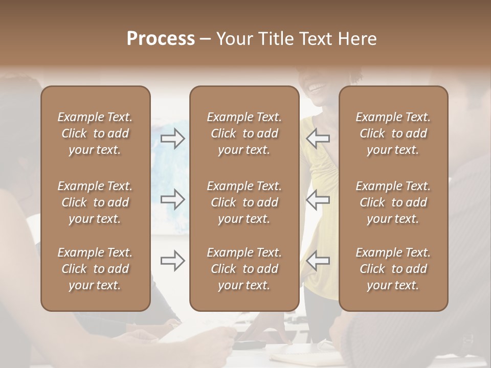 Casual Interracial Corporate PowerPoint Template