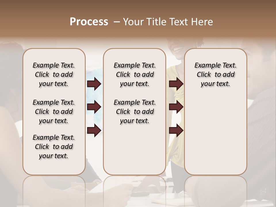 Casual Interracial Corporate PowerPoint Template