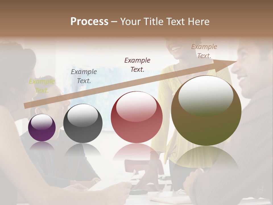 Casual Interracial Corporate PowerPoint Template