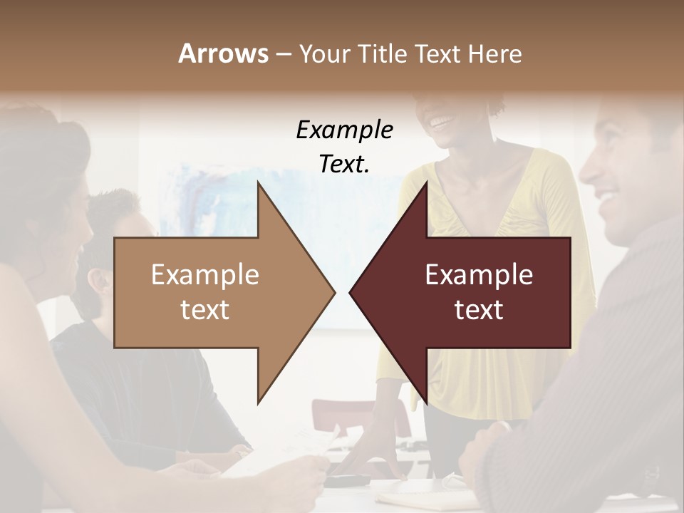 Casual Interracial Corporate PowerPoint Template
