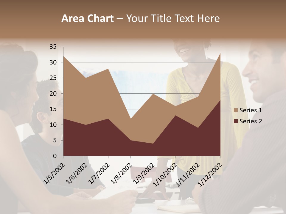 Casual Interracial Corporate PowerPoint Template