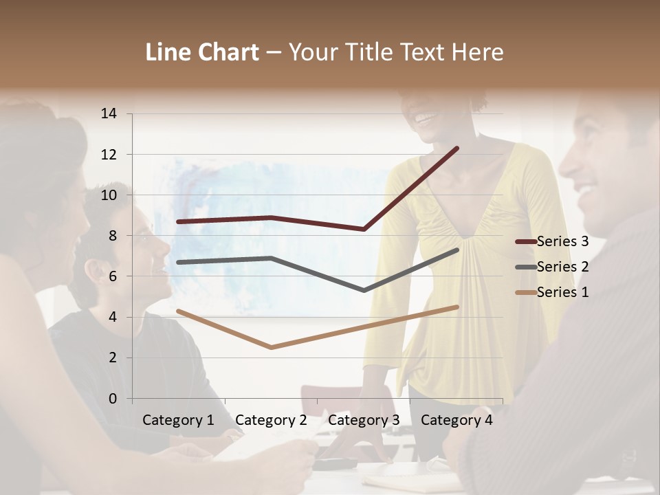 Casual Interracial Corporate PowerPoint Template