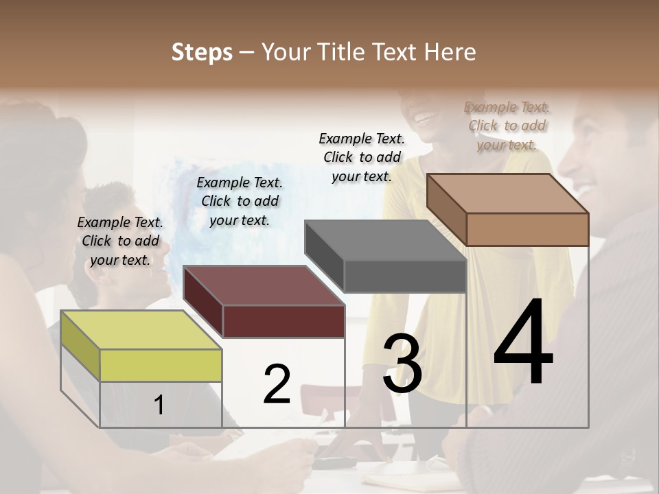 Casual Interracial Corporate PowerPoint Template
