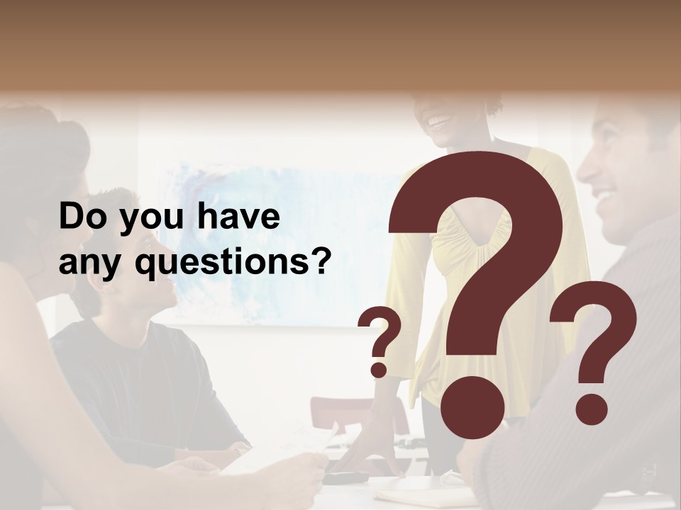 Casual Interracial Corporate PowerPoint Template