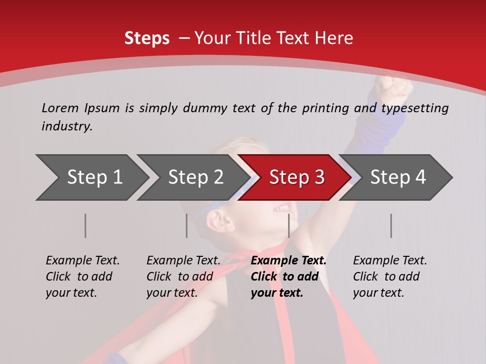 Fly Success Winner PowerPoint Template