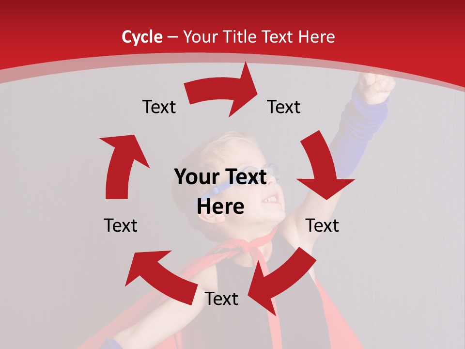 Fly Success Winner PowerPoint Template