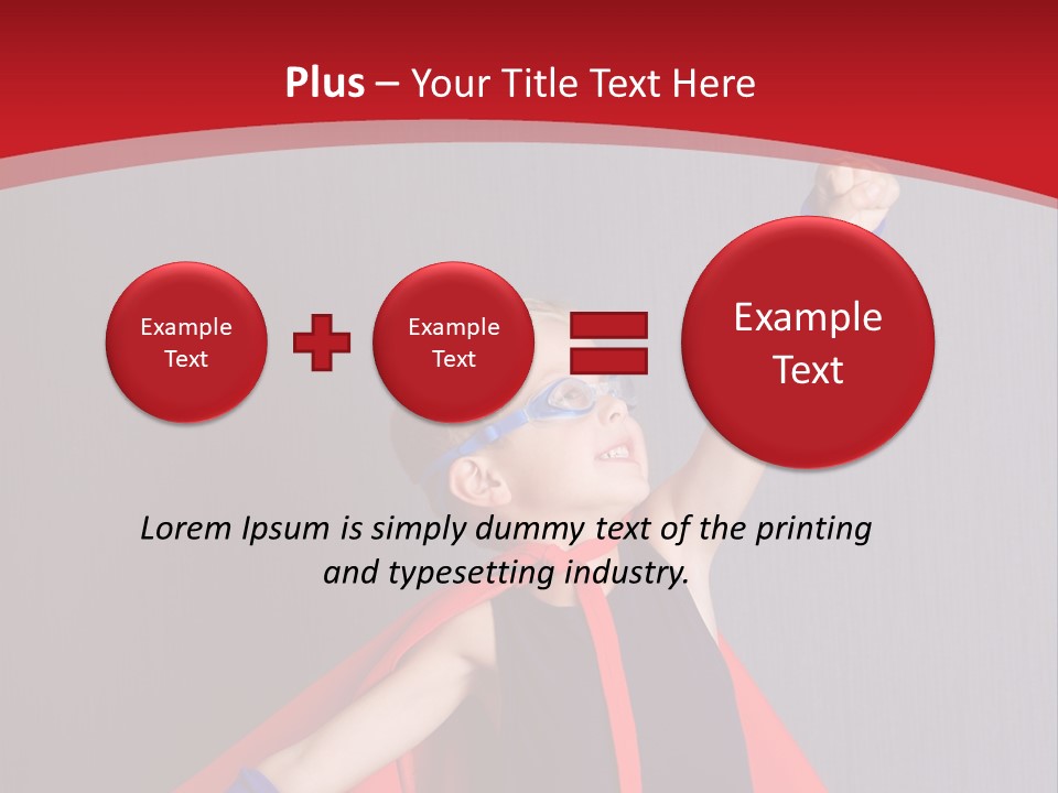Fly Success Winner PowerPoint Template