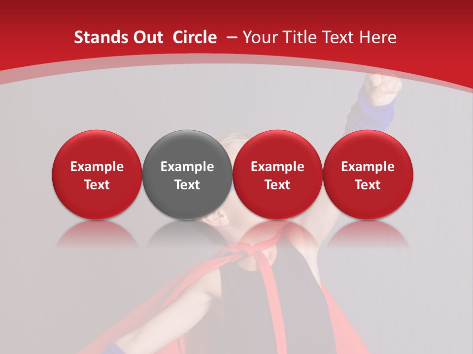 Fly Success Winner PowerPoint Template