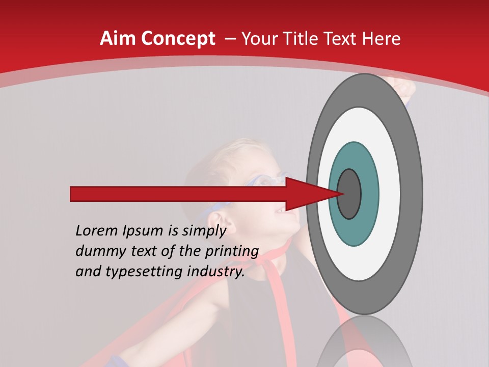 Fly Success Winner PowerPoint Template