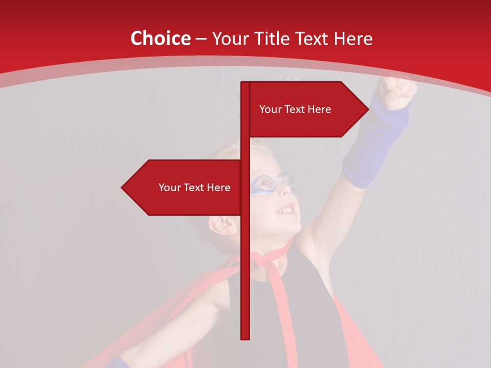 Fly Success Winner PowerPoint Template