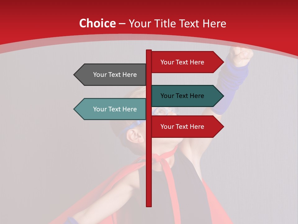 Fly Success Winner PowerPoint Template