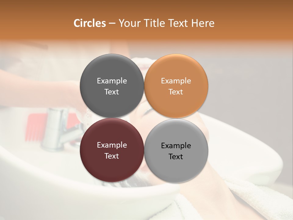 Head Caucasian Relax PowerPoint Template