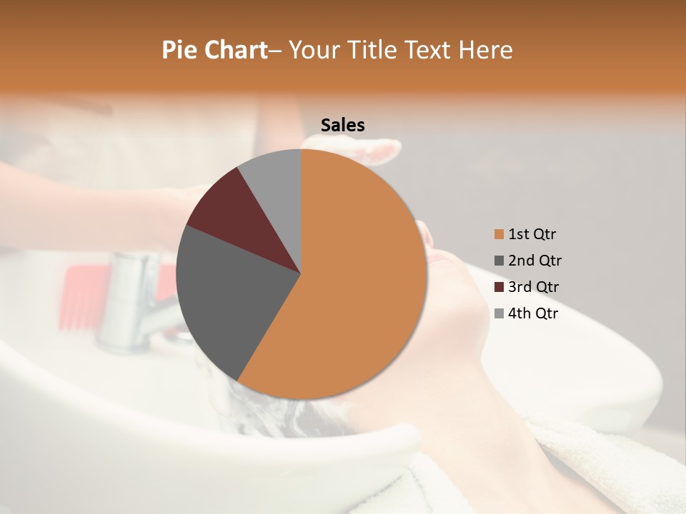 Head Caucasian Relax PowerPoint Template