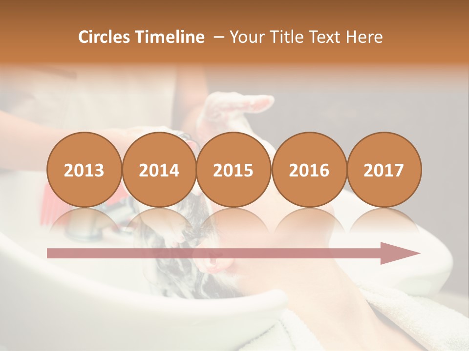 Head Caucasian Relax PowerPoint Template