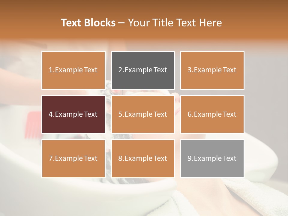 Head Caucasian Relax PowerPoint Template