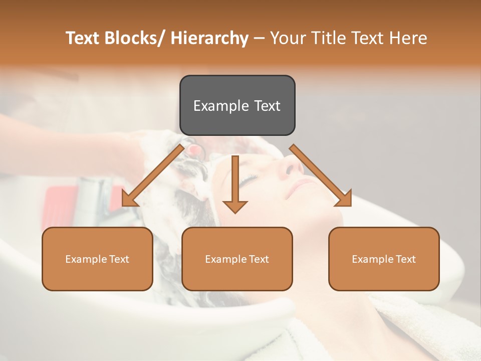 Head Caucasian Relax PowerPoint Template