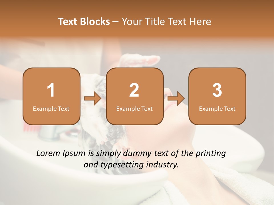 Head Caucasian Relax PowerPoint Template
