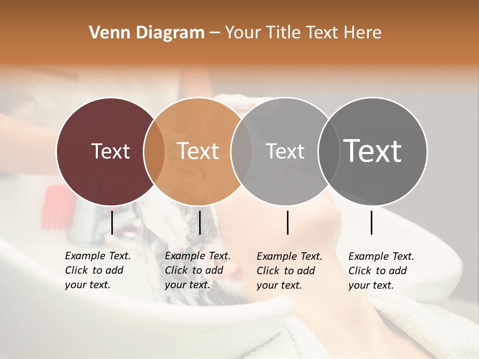 Head Caucasian Relax PowerPoint Template