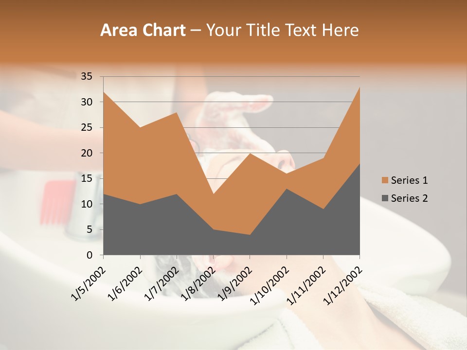 Head Caucasian Relax PowerPoint Template