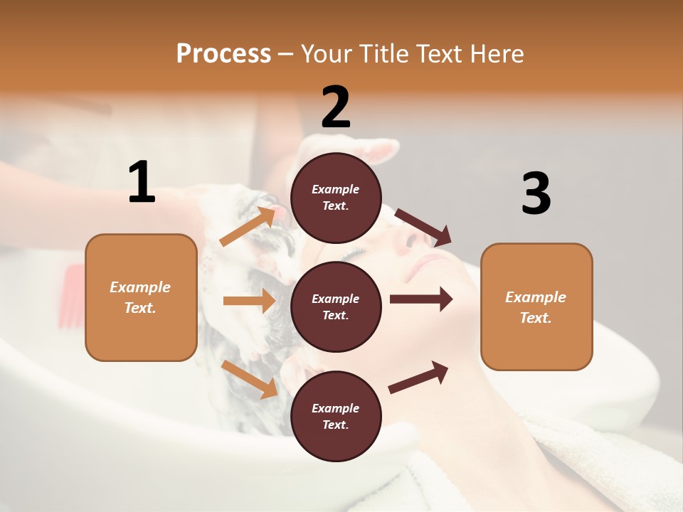 Head Caucasian Relax PowerPoint Template