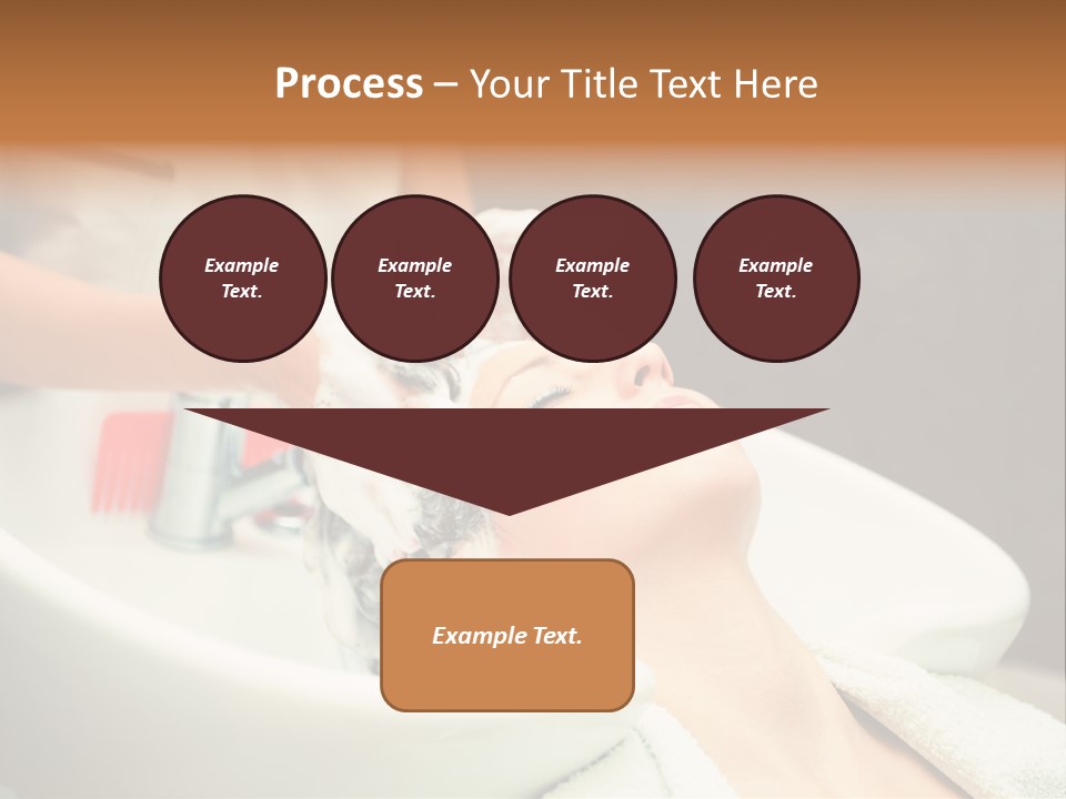 Head Caucasian Relax PowerPoint Template