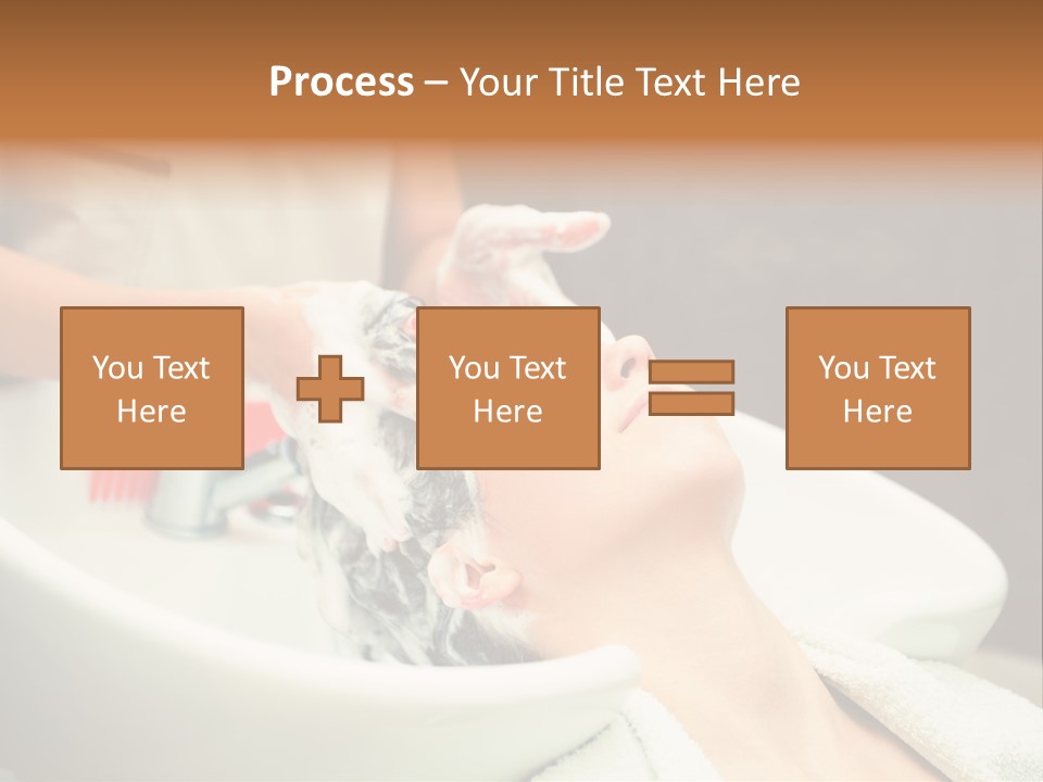 Head Caucasian Relax PowerPoint Template