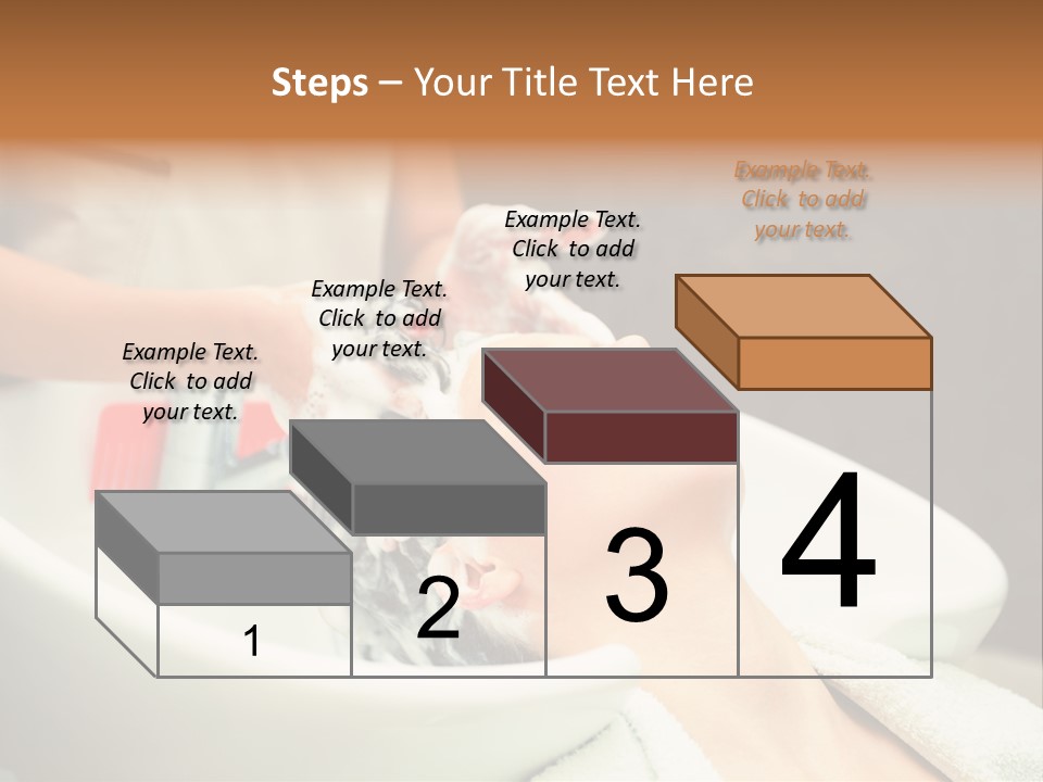 Head Caucasian Relax PowerPoint Template