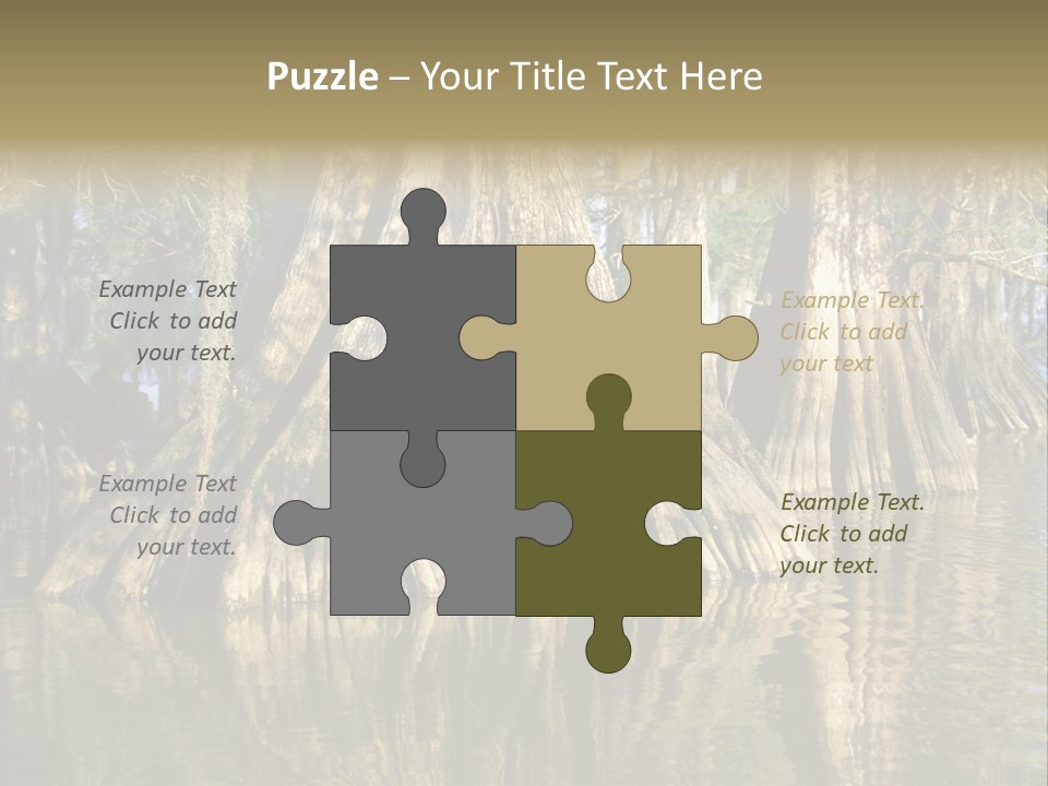 Usa Outdoors Bayou PowerPoint Template