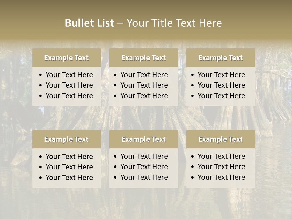 Usa Outdoors Bayou PowerPoint Template