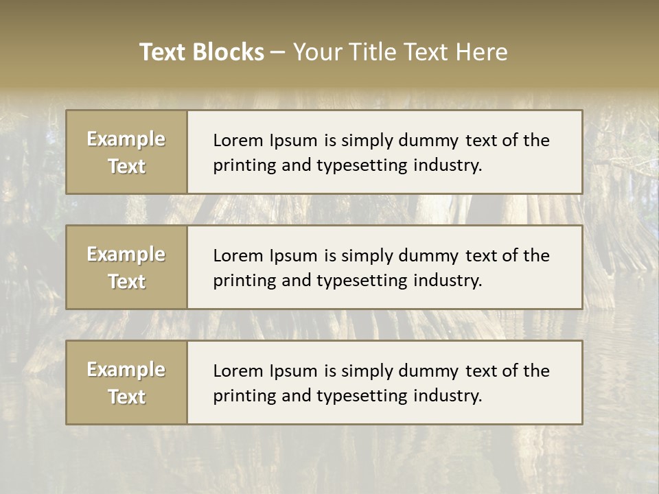 Usa Outdoors Bayou PowerPoint Template