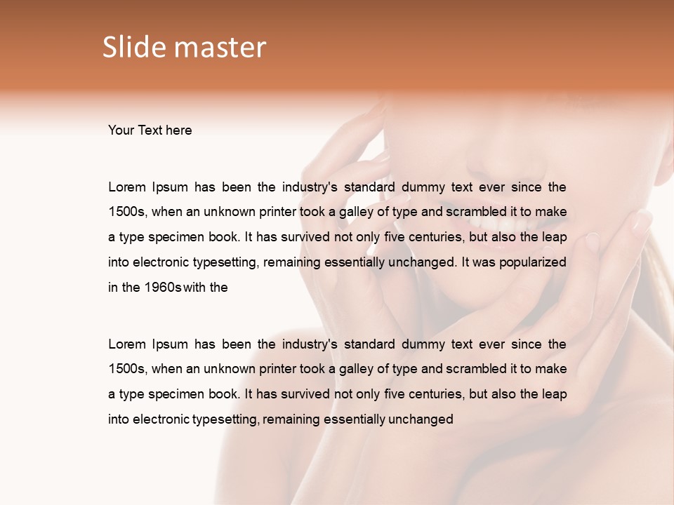 White Background Beautiful PowerPoint Template