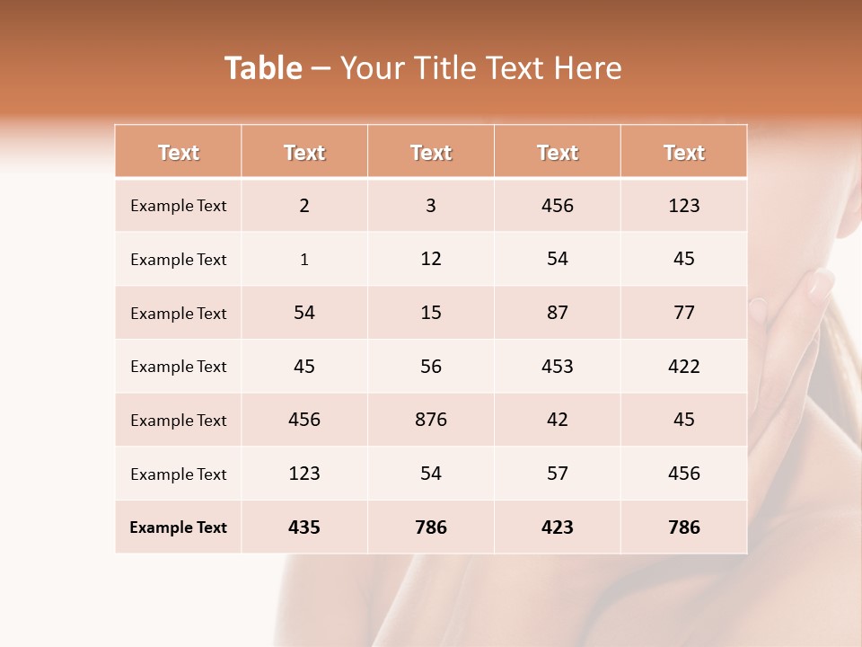 White Background Beautiful PowerPoint Template