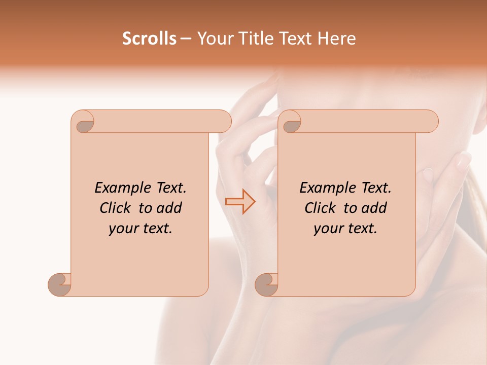 White Background Beautiful PowerPoint Template
