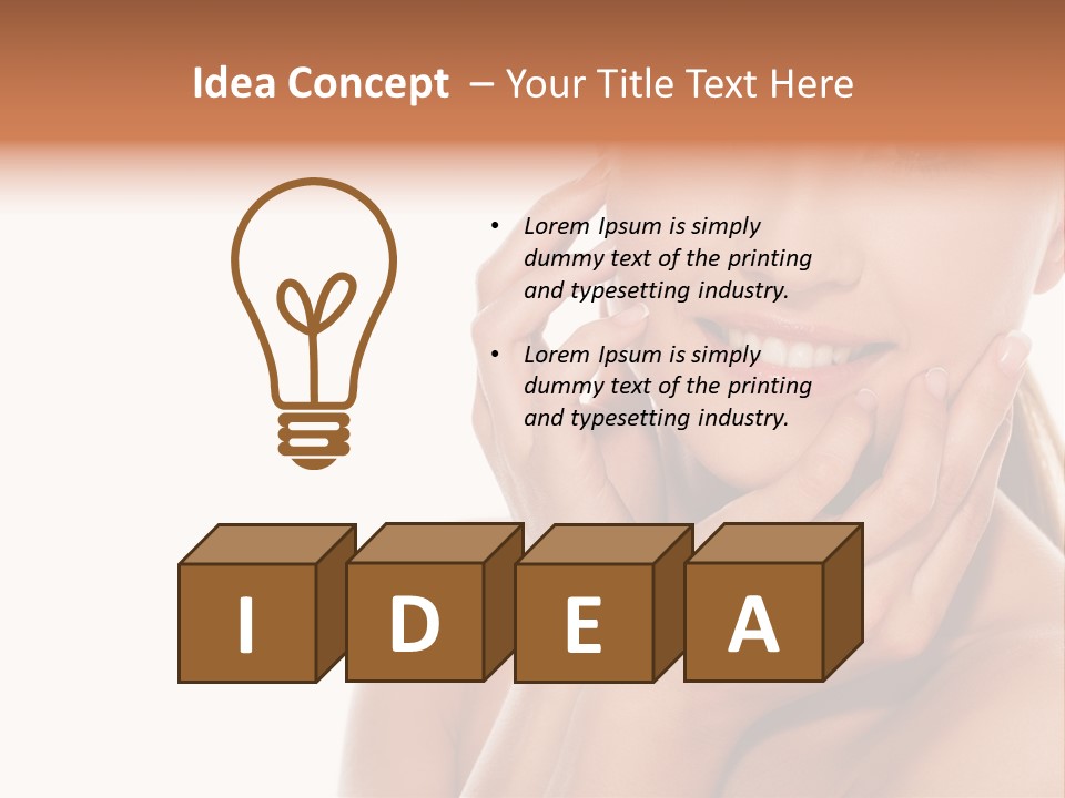 White Background Beautiful PowerPoint Template