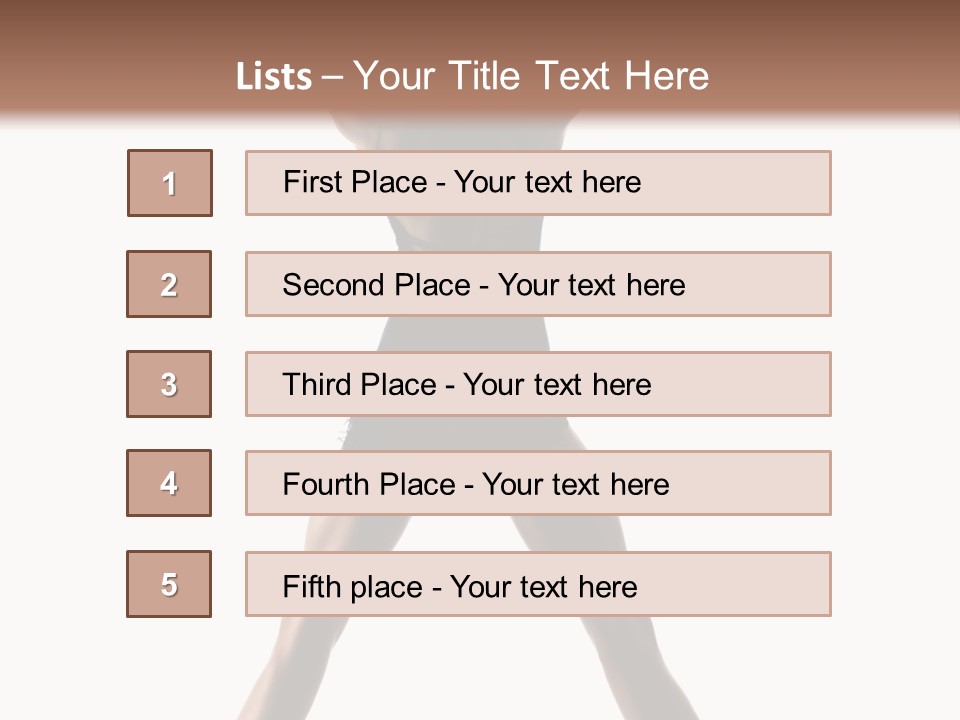 Girl Ballet Dancer PowerPoint Template