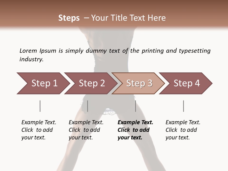 Girl Ballet Dancer PowerPoint Template