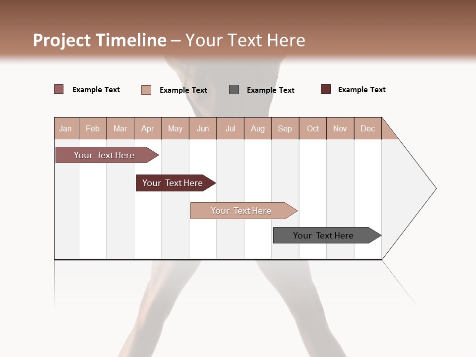 Girl Ballet Dancer PowerPoint Template