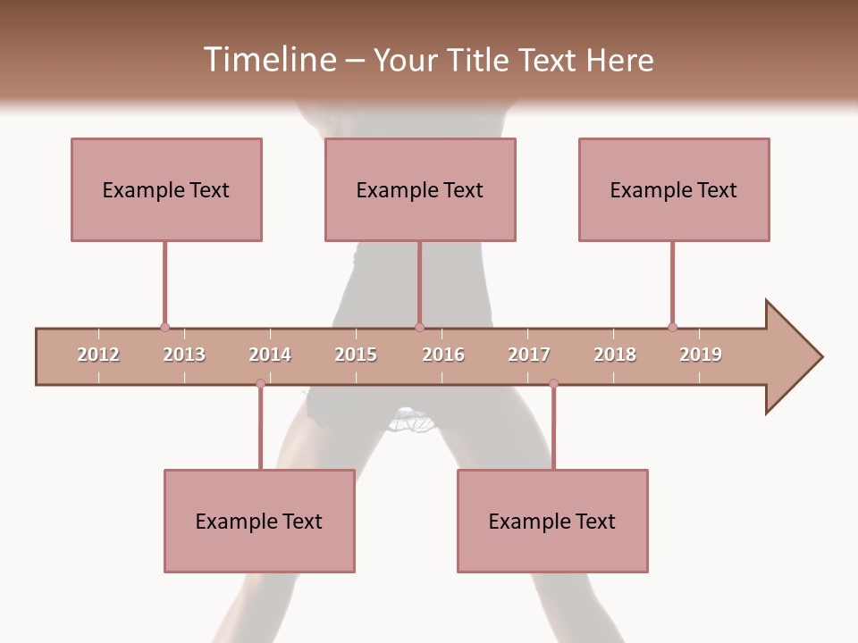 Girl Ballet Dancer PowerPoint Template