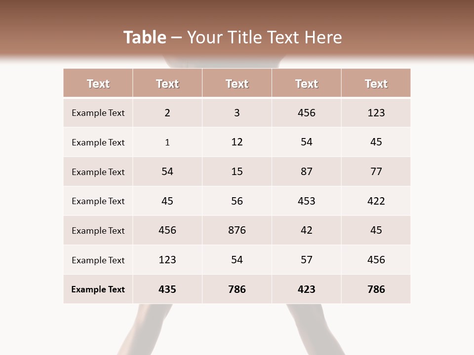 Girl Ballet Dancer PowerPoint Template