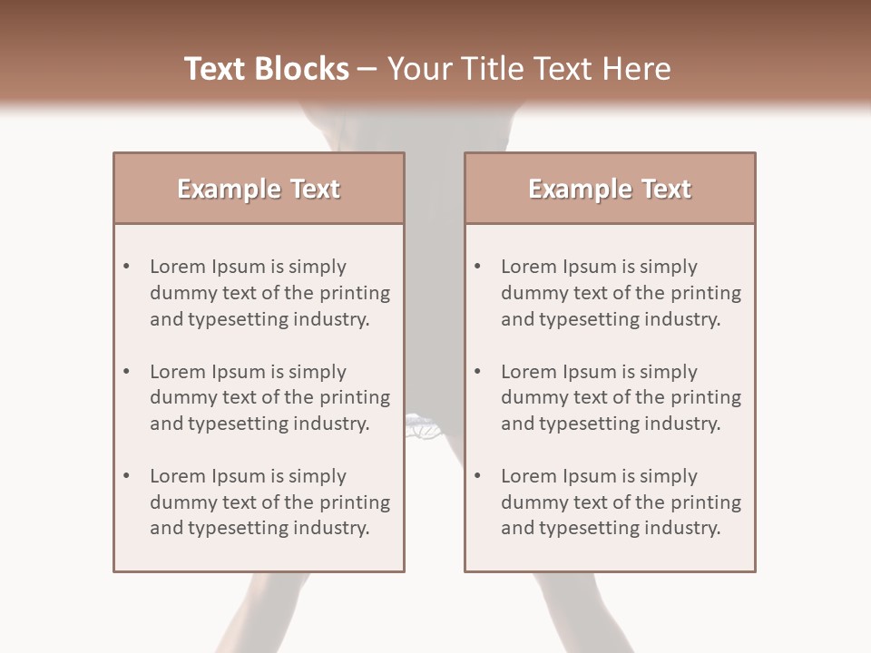 Girl Ballet Dancer PowerPoint Template